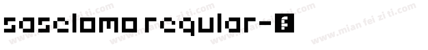 saselomo regular字体转换